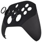 eXtremeRate Retail Black ASR Version Performance Rubberized Grip Front Housing Shell  with Accent Rings for Xbox Series X/S Controller - FX3C3001