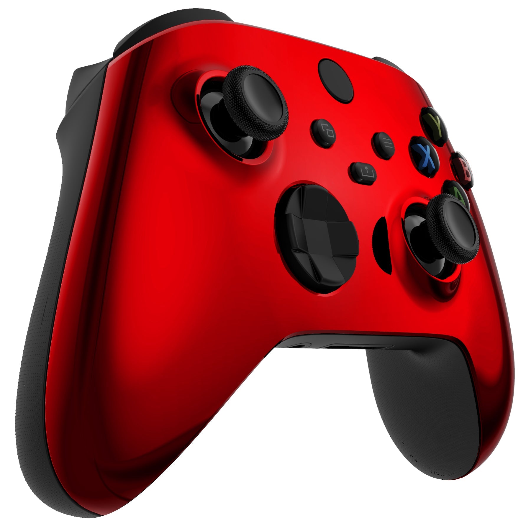 eXtremeRate Replacement Front Housing Shell for Xbox Series X & S  Controller - Chrome Red