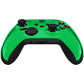 eXtremeRate Retail Chrome Green Replacement Front Housing Shell for Xbox Series X/S Controller, Custom Cover Faceplate for Xbox Core Controller - Controller NOT Included - FX3D406