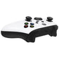eXtremeRate Retail Solid White Replacement Front Housing Shell for Xbox Series X Controller, Custom Cover Faceplate for Xbox Series S Controller - Controller NOT Included - FX3M507
