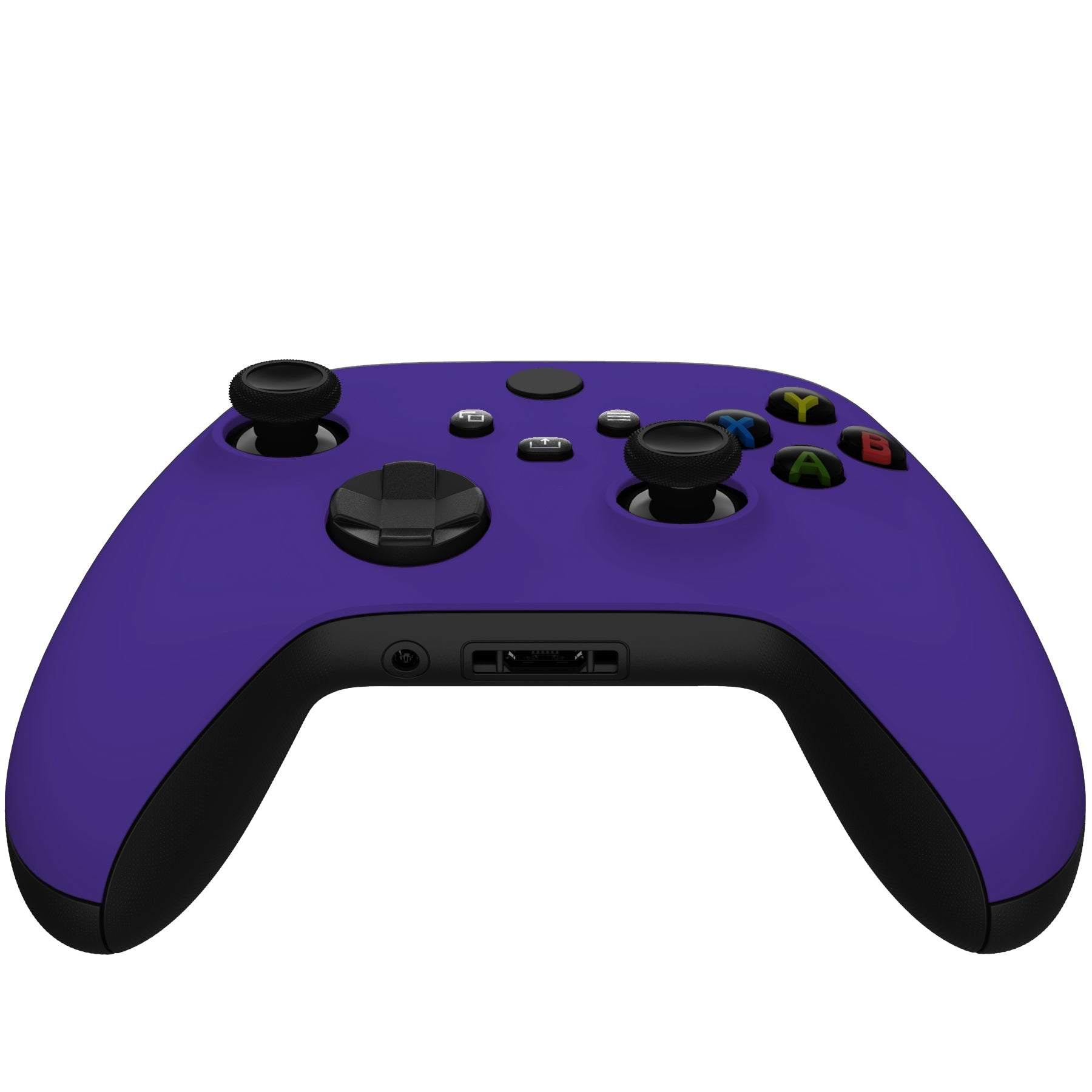 eXtremeRate Retail Purple Replacement Part Faceplate, Soft Touch Grip Housing Shell Case for Xbox Series S & Xbox Series X Controller Accessories - Controller NOT Included - FX3P307