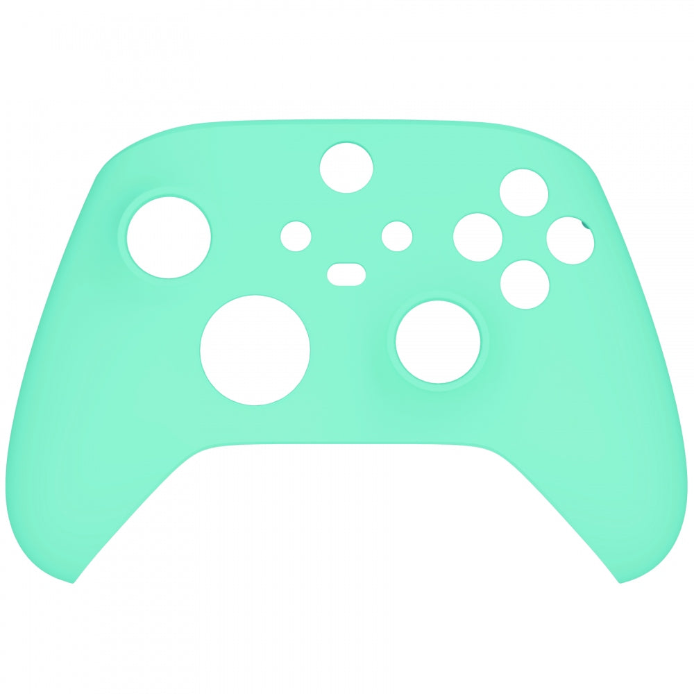 eXtremeRate Retail Mint Green Replacement Part Faceplate, Soft Touch Grip Housing Shell Case for Xbox Series S & Xbox Series X Controller Accessories - Controller NOT Included - FX3P314