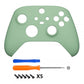 eXtremeRate Retail Matcha Green Replacement Part Faceplate, Soft Touch Grip Housing Shell Case for Xbox Series S & Xbox Series X Controller Accessories - Controller NOT Included - FX3P339