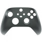eXtremeRate Retail Steel Gray Replacement Part Faceplate, Grip Housing Shell Case for Xbox Series S & Xbox Series X Controller Accessories - Controller NOT Included - FX3P349