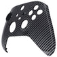 eXtremeRate Retail Graphite Carbon Fiber Pattern Replacement Part Faceplate, Soft Touch Grip Housing Shell Case for Xbox Series S & Xbox Series X Controller Accessories - Controller NOT Included - FX3S217