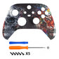 eXtremeRate Retail Tiger Skull Replacement Part Faceplate, Soft Touch Grip Housing Shell Case for Xbox Series S & Xbox Series X Controller Accessories - Controller NOT Included - FX3T113