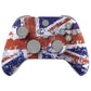 eXtremeRate Retail Impression UK Flag Replacement Part Faceplate, Soft Touch Grip Housing Shell Case for Xbox Series S & Xbox Series X Controller Accessories - Controller NOT Included - FX3T142