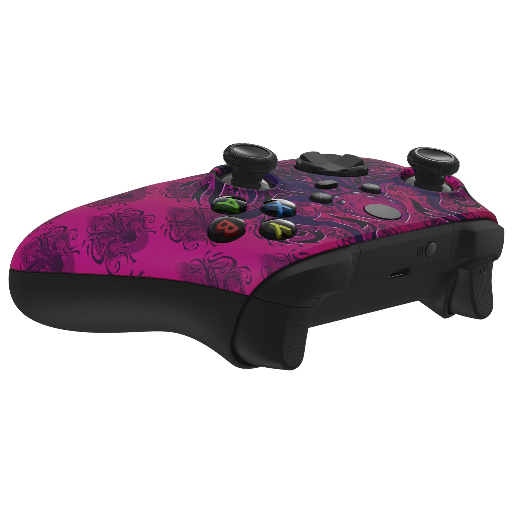 eXtremeRate Replacement Front Housing Shell for Xbox Series X & S  Controller - Darkness Octopus