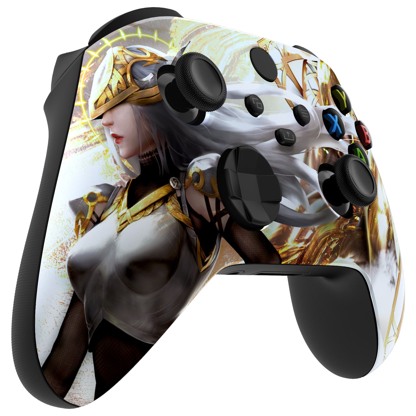 eXtremeRate Retail Valkyrie - Chooser of The Slain Replacement Part Faceplate, Soft Touch Grip Housing Shell Case for Xbox Series S & Xbox Series X Controller Accessories - Controller NOT Included - FX3T164