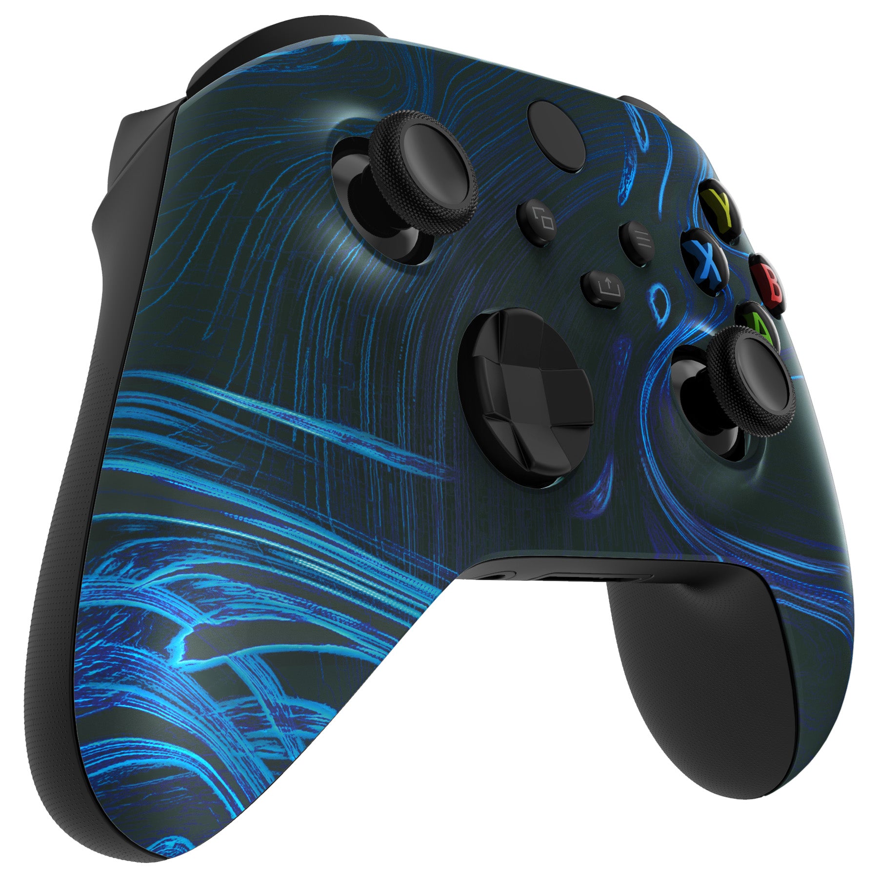 NEW Custom Xbox Series One / X / S Blue on sale Flame Wireless Controller