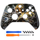 eXtremeRate Retail Decay of Honor Nebula Replacement Part Faceplate, Soft Touch Grip Housing Shell Case for Xbox Series S & Xbox Series X Controller Accessories - Controller NOT Included - FX3T174