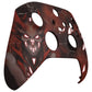 eXtremeRate Retail Glow in Dark - Scarlet Demon Replacement Part Faceplate, Soft Touch Grip Housing Shell Case for Xbox Series S & Xbox Series X Controller Accessories - Controller NOT Included - FX3T178