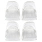 eXtremeRate Retail 2 Pairs Transparent L2 R2 Extended Trigger for ps4 Controller-GC00121T