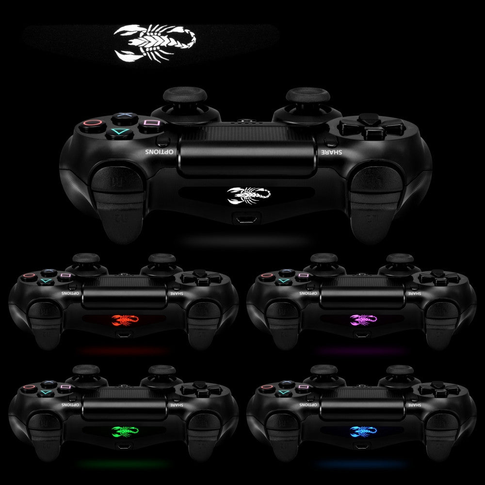 eXtremeRate Retail Light Bar Sticker Decal For ps4 Controller - GCLS0005