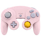eXtremeRate Retail Cherry Blossoms Pink Replacement Faceplate Backplate with Buttons for Nintendo GameCube Controller - GCNP3003