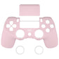 eXtremeRate Retail Cherry Blossoms Pink Ghost Replacement Faceplate Touchpad, Redesigned Soft Touch Housing Shell Touch Pad Compatible with PS4 Slim Pro Controller JDM-040/050/055 - Controller NOT Included - GHP4P004