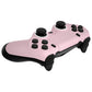 eXtremeRate Retail Cherry Blossoms Pink Ghost Replacement Faceplate Touchpad, Redesigned Soft Touch Housing Shell Touch Pad Compatible with PS4 Slim Pro Controller JDM-040/050/055 - Controller NOT Included - GHP4P004