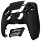 eXtremeRate Retail LUNA Redesigned Black Soft Touch Front Shell Touchpad Compatible with ps5 Controller BDM-010 BDM-020 BDM-030, DIY Replacement Housing Custom Touch Pad Cover Compatible with ps5 Controller - GHPFP001
