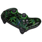 eXtremeRate Retail LUNA Redesigned Green Weeds Front Shell Touchpad Compatible with ps5 Controller BDM-010 BDM-020 BDM-030, DIY Replacement Housing Custom Touch Pad Cover Compatible with ps5 Controller - GHPFT003