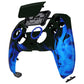 eXtremeRate Retail LUNA Redesigned Blue Flame Front Shell Touchpad Compatible with ps5 Controller BDM-010 BDM-020 BDM-030, DIY Replacement Housing Custom Touch Pad Cover Compatible with ps5 Controller - GHPFT006