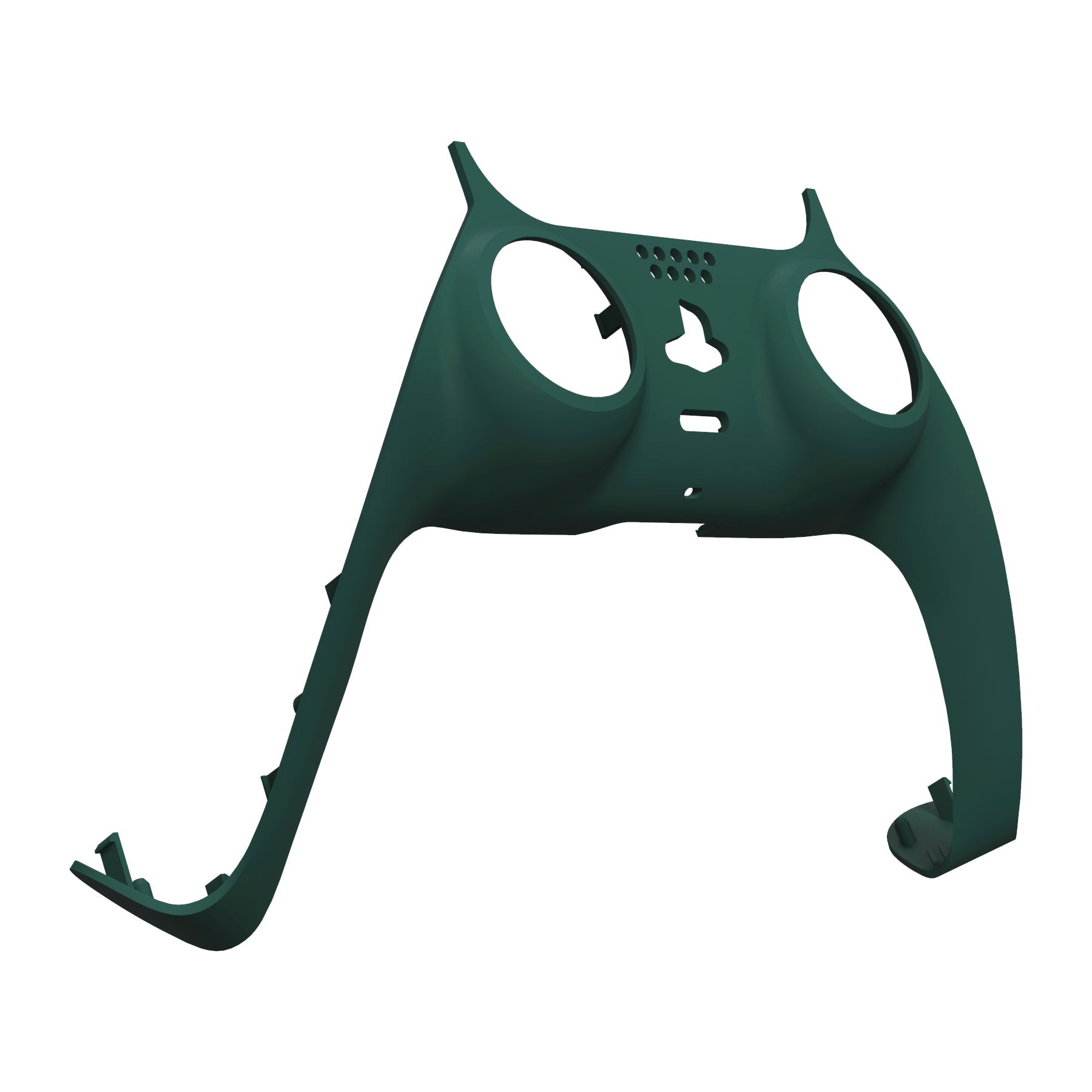 eXtremeRate Racing Green Decorative Trim Shell Compatible with ps5