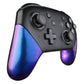 eXtremeRate Retail Chameleon Replacement Handle Grips for Nintendo Switch Pro Controller, Purple Blue DIY Hand Grip Shell for Nintendo Switch Pro - Controller NOT Included - GRP301