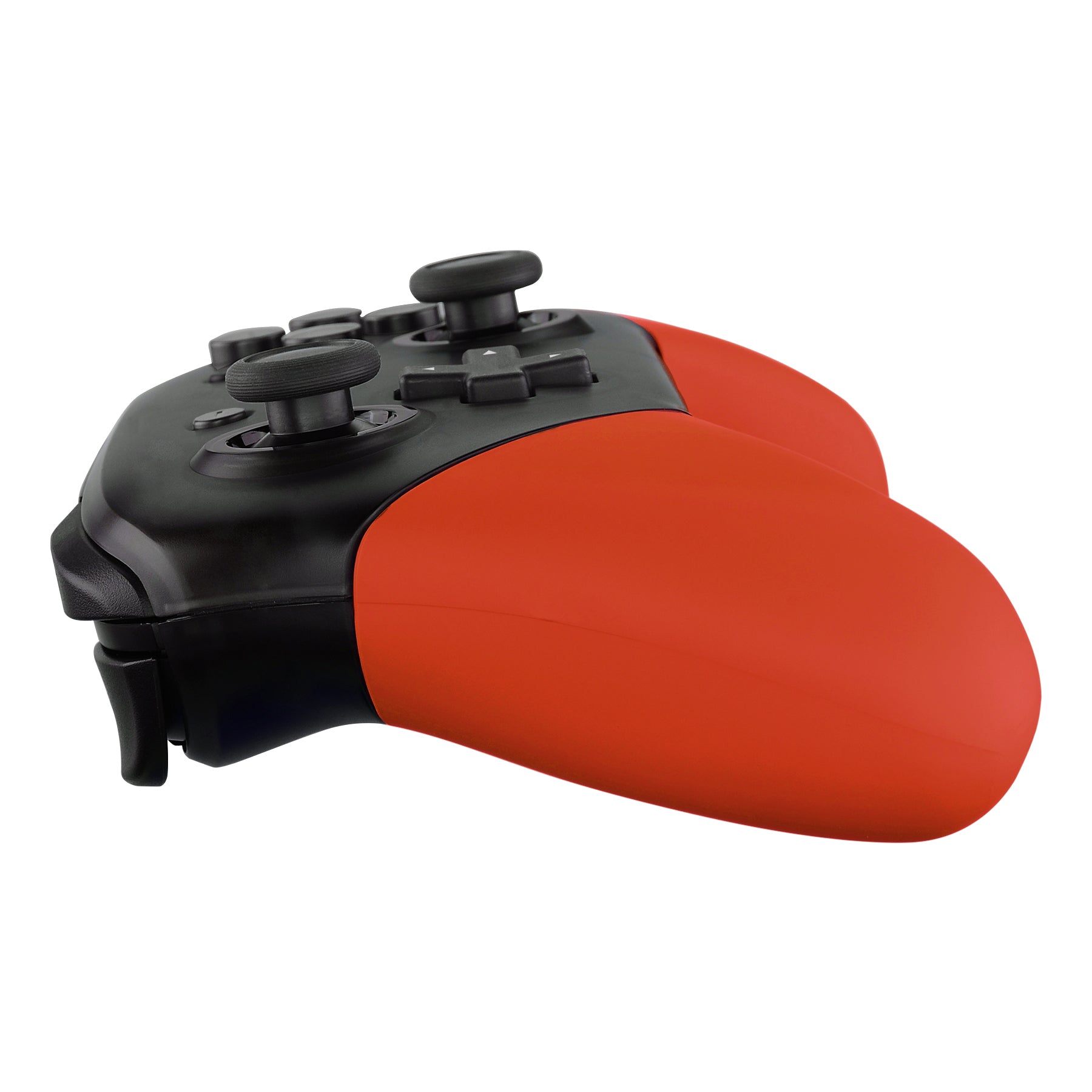 eXtremeRate Retail Orange Replacement Handle Grips for Nintendo Switch Pro Controller, Soft Touch DIY Hand Grip Shell for Nintendo Switch Pro - Controller NOT Included - GRP303
