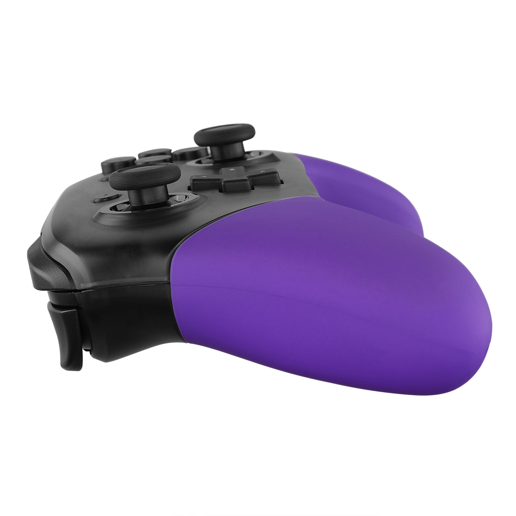 eXtremeRate Retail Purple Replacement Handle Grips for Nintendo Switch Pro Controller, Soft Touch DIY Hand Grip Shell for Nintendo Switch Pro - Controller NOT Included - GRP305