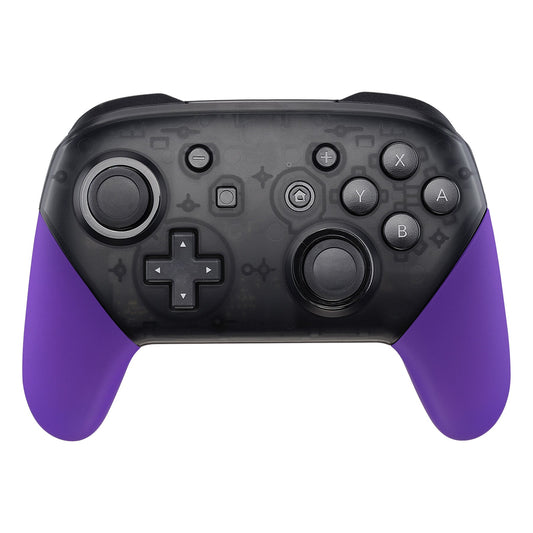 eXtremeRate Retail Purple Replacement Handle Grips for Nintendo Switch Pro Controller, Soft Touch DIY Hand Grip Shell for Nintendo Switch Pro - Controller NOT Included - GRP305