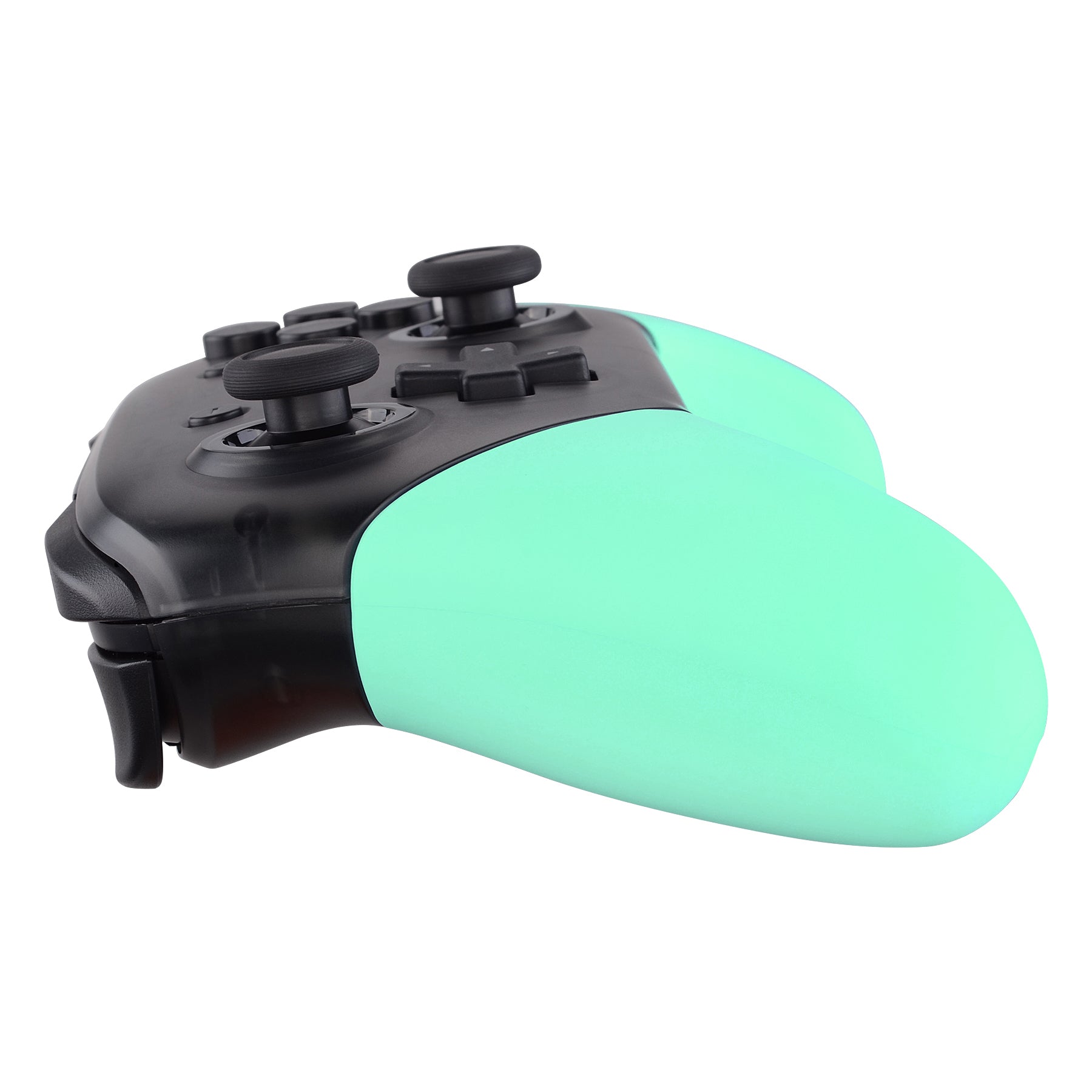 eXtremeRate Retail Mint Green Replacement Handle Grips for Nintendo Switch Pro Controller, Soft Touch DIY Hand Grip Shell for Nintendo Switch Pro - Controller NOT Included - GRP309