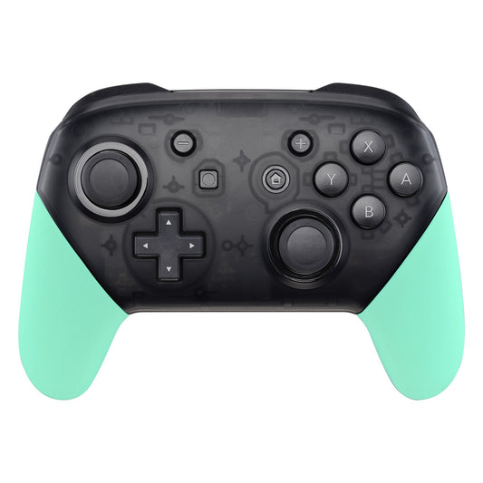 eXtremeRate Retail Mint Green Replacement Handle Grips for Nintendo Switch Pro Controller, Soft Touch DIY Hand Grip Shell for Nintendo Switch Pro - Controller NOT Included - GRP309
