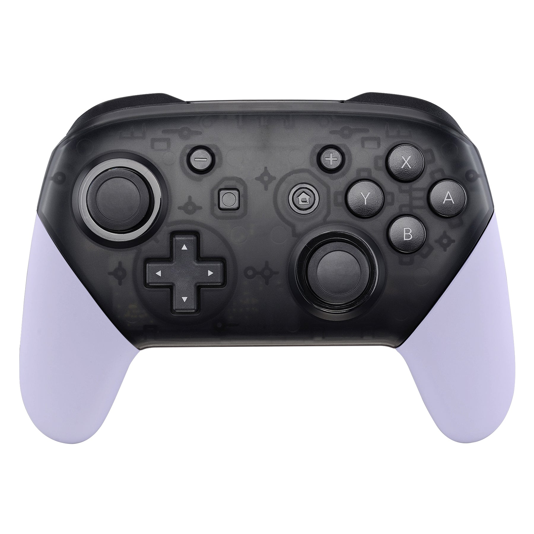 eXtremeRate Retail Light Violet Replacement Handle Grips for Nintendo Switch Pro Controller, Soft Touch DIY Hand Grip Shell for Nintendo Switch Pro - Controller NOT Included - GRP310