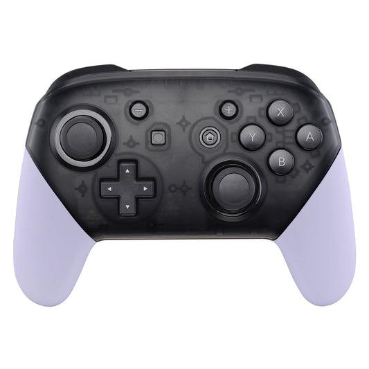 eXtremeRate Retail Light Violet Replacement Handle Grips for Nintendo Switch Pro Controller, Soft Touch DIY Hand Grip Shell for Nintendo Switch Pro - Controller NOT Included - GRP310