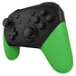 eXtremeRate Retail Green Replacement Handle Grips for NS Switch Pro Controller, Soft Touch DIY Hand Grip Shell for NS Switch Pro Controller - Controller NOT Included - GRP317