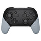 eXtremeRate Retail New Hope Gray Replacement Handle Grips for NS Switch Pro Controller, Soft Touch DIY Hand Grip Shell for NS Switch Pro Controller - Controller NOT Included - GRP337