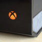 eXtremeRate Retail Removable Logo Power Button LED Orange Color Change Sticker Decal for Xbox One Console -GX00083O*5