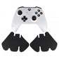 eXtremeRate Retail Black Anti-skid Left Right Grips Decal for Xbox One & S Controller Sticker - GX00097