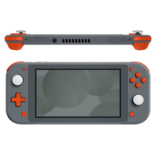 eXtremeRate Retail Orange Replacement ABXY Home Capture Plus Minus Keys Dpad L R ZL ZR Trigger for NS Switch Lite, Full Set Buttons Repair Kits with Tools for NS Switch Lite - HL504