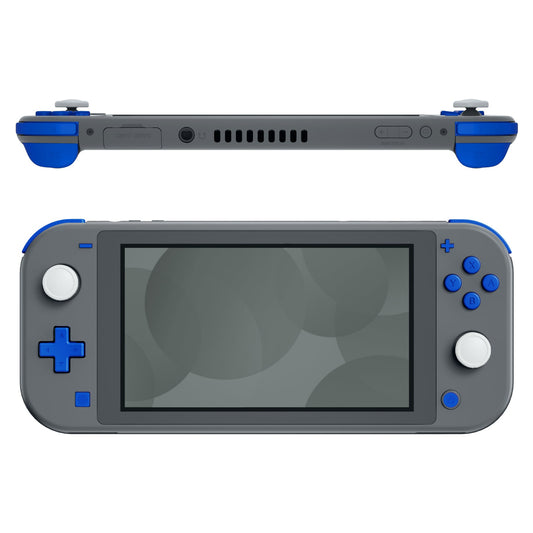 eXtremeRate Retail Blue Replacement ABXY Home Capture Plus Minus Keys Dpad L R ZL ZR Trigger for NS Switch Lite, Full Set Buttons Repair Kits with Tools for NS Switch Lite - HL505