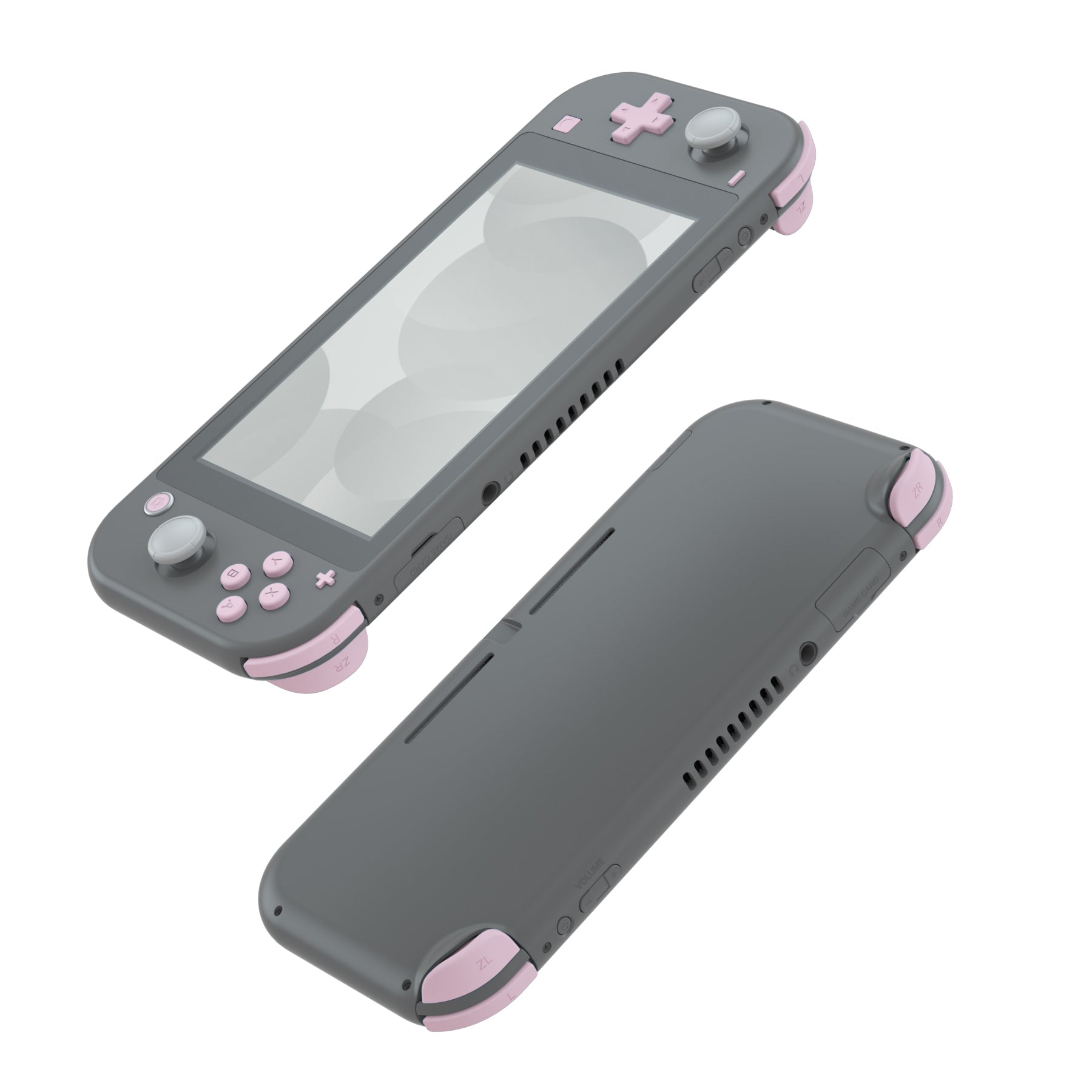 チェリー ブロッサム ピンク 交換用 ABXY ホームキャプチャ プラス マイナス キー Nintendo Switch Lite 用 Dpad LR  ZL ZR トリガー、Nintendo Switch Lite 用ツール付きフルセット ボタン修理キット - HL506