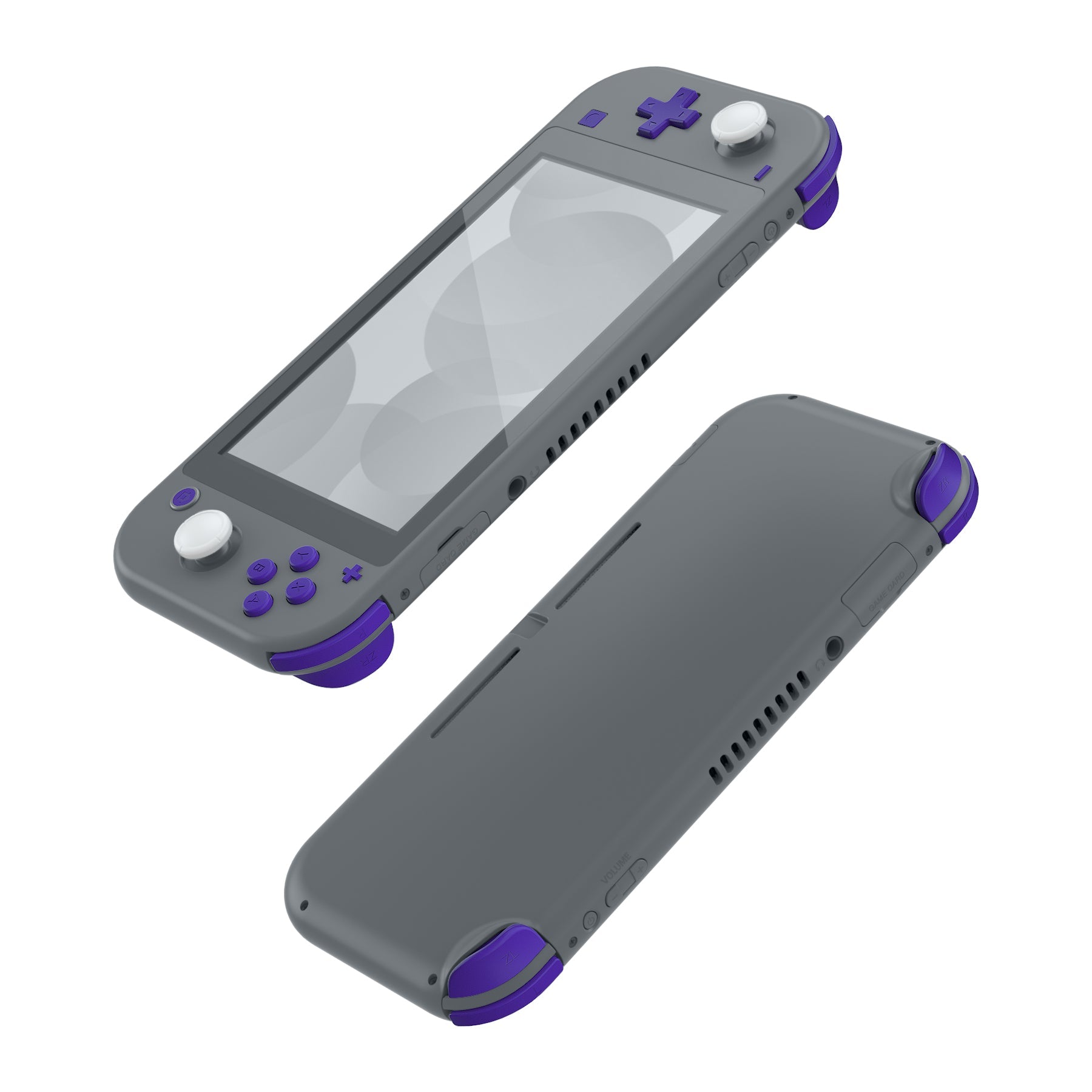 eXtremeRate Replacement Full Set Buttons for NS Switch Lite - Purple