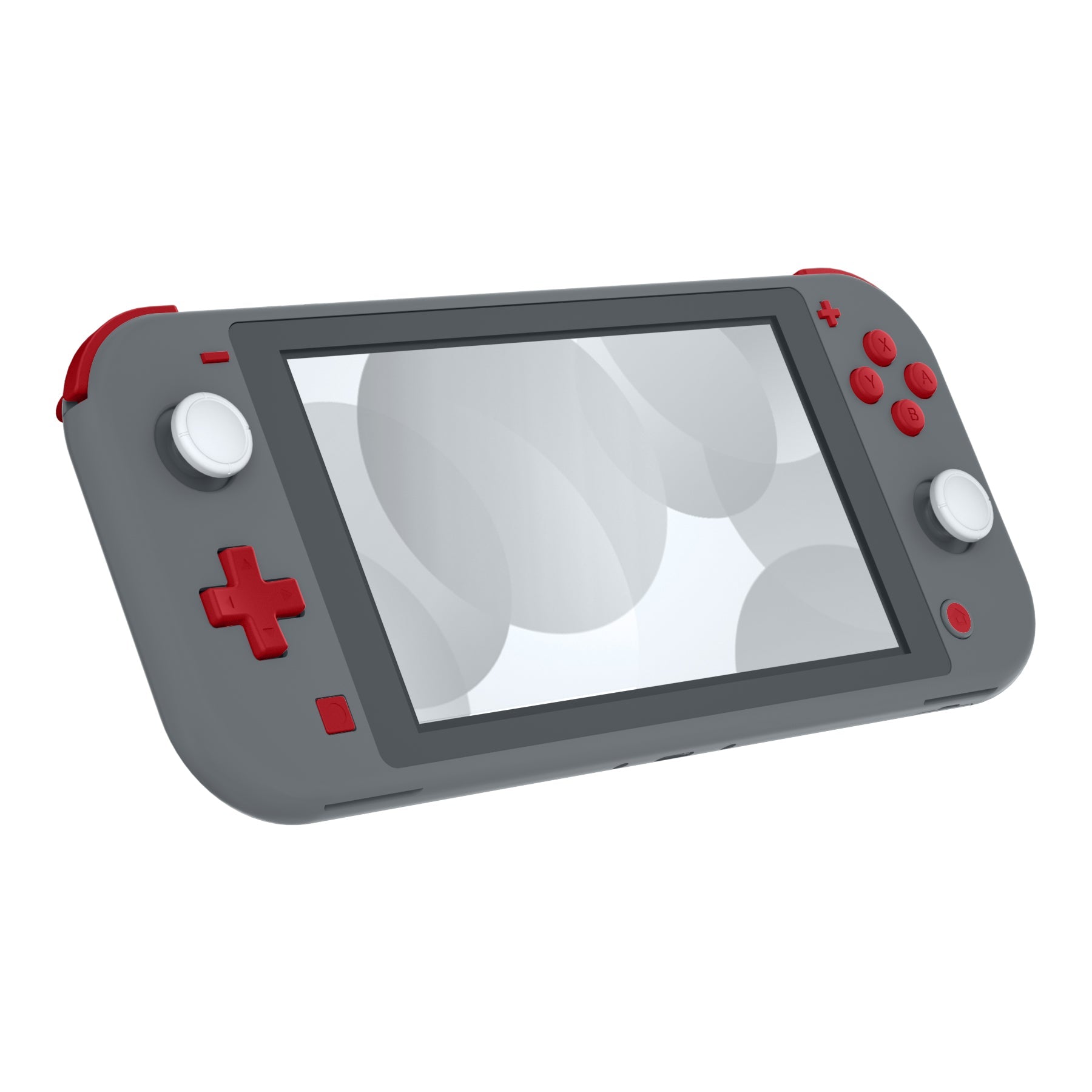 eXtremeRate Replacement Full Set Buttons for NS Switch Lite - Passion Red