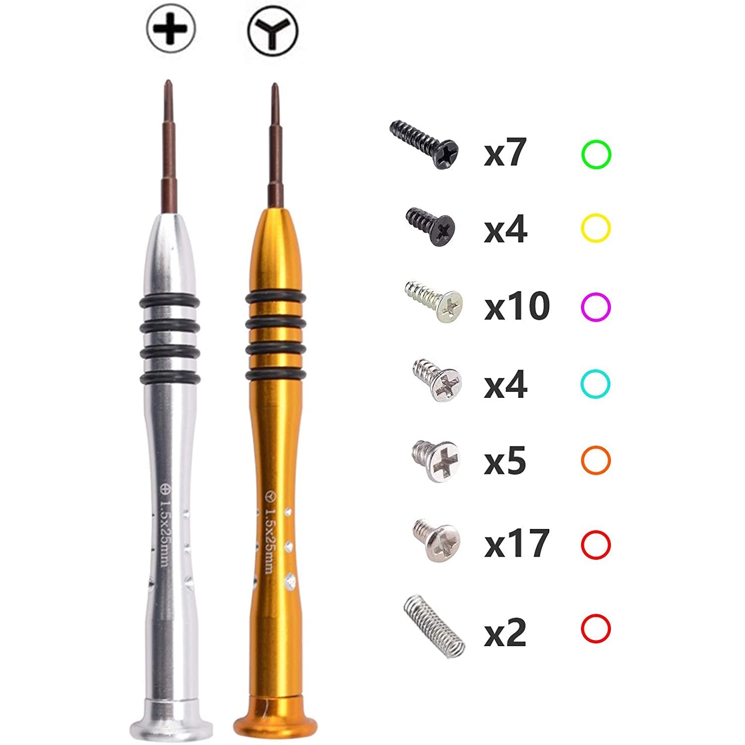 eXtremeRate Chrome Silver Replacement ABXY Home Capture Plus Minus 