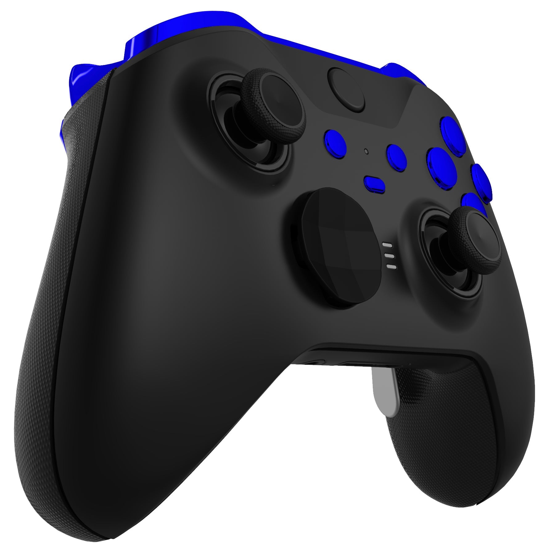 eXtremeRate Chrome Blue Replacement Buttons for Xbox One Elite