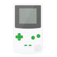 eXtremeRate Retail Green GBC Replacement Full Set Buttons for Gameboy Color - Handheld Game Console NOT Included - JCB2006