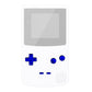 eXtremeRate Retail Chrome Blue GBC Replacement Full Set Buttons for Gameboy Color - Handheld Game Console NOT Included - JCB3004