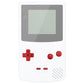 eXtremeRate Retail eXtremeRate Clear Red Replacement Full Set Buttons for Gameboy Color GBC - Handheld Game Console NOT Included - JCB4002