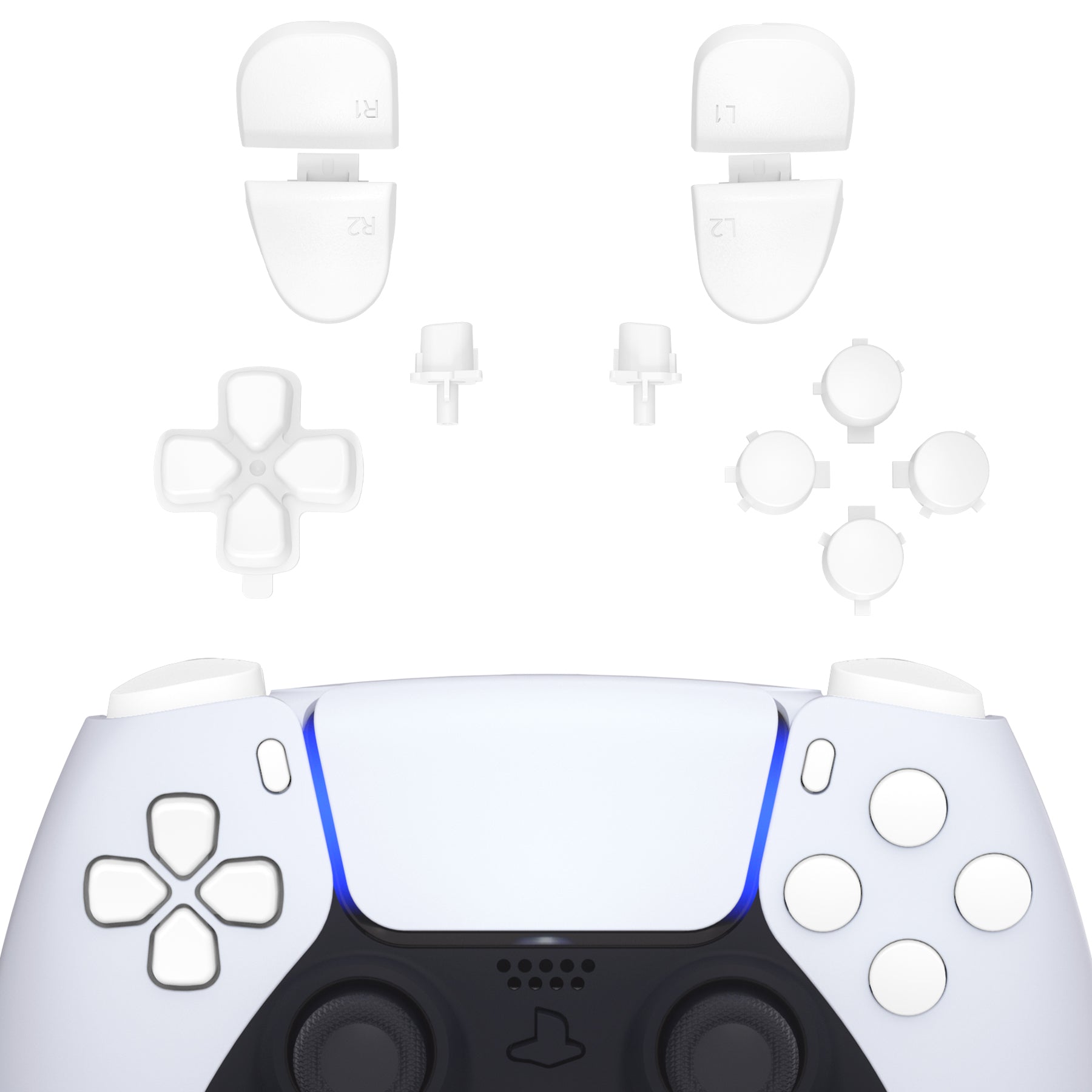 11in1 Full Set Buttons for PS5 Controller BDM-030/040/050/060 ...