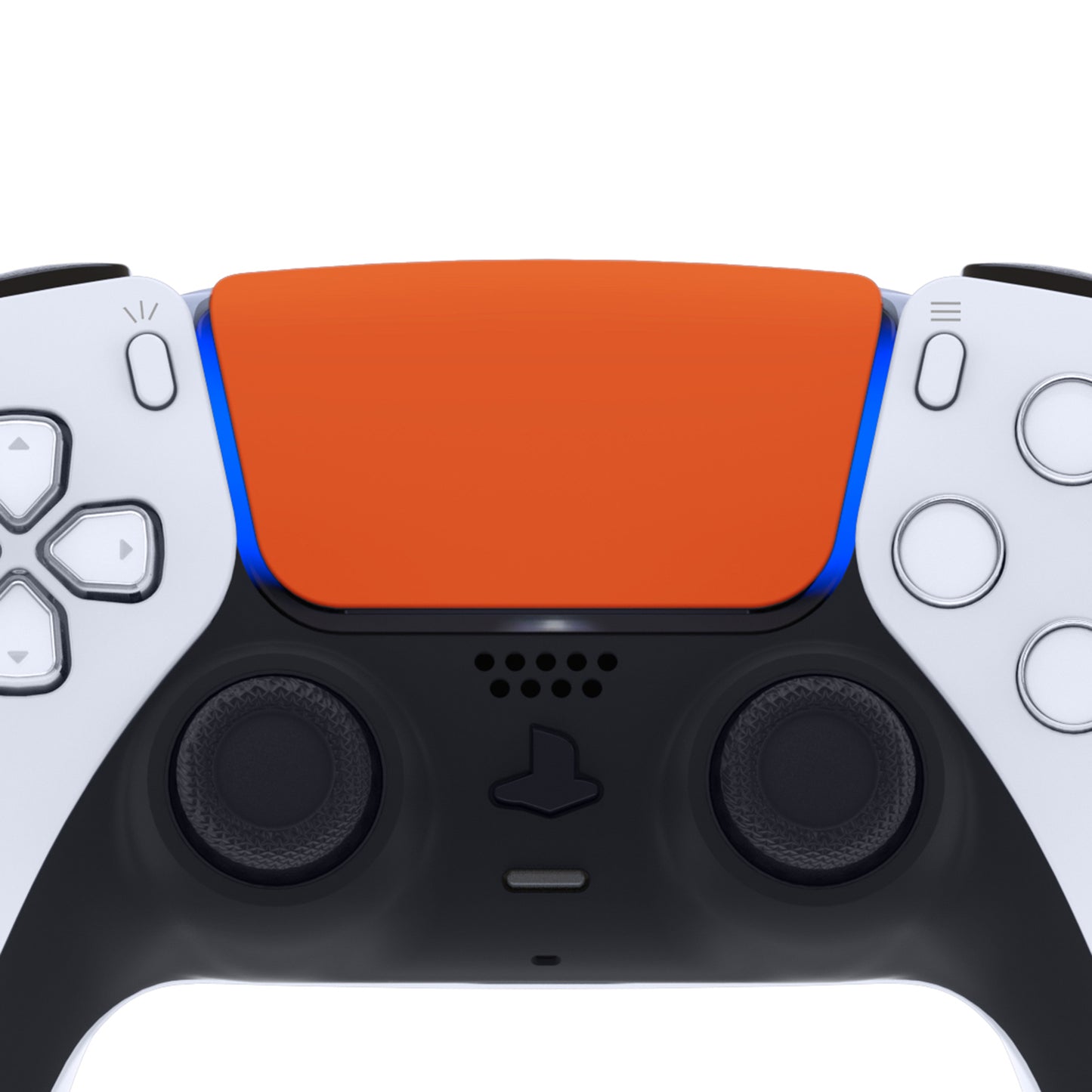 eXtremeRate Retail Orange Replacement Touchpad Cover Compatible with ps5 Controller BDM-010 BDM-020 & BDM-030, Custom Part Touch Pad Compatible with ps5 Controller - Controller NOT Included - JPF4004G3