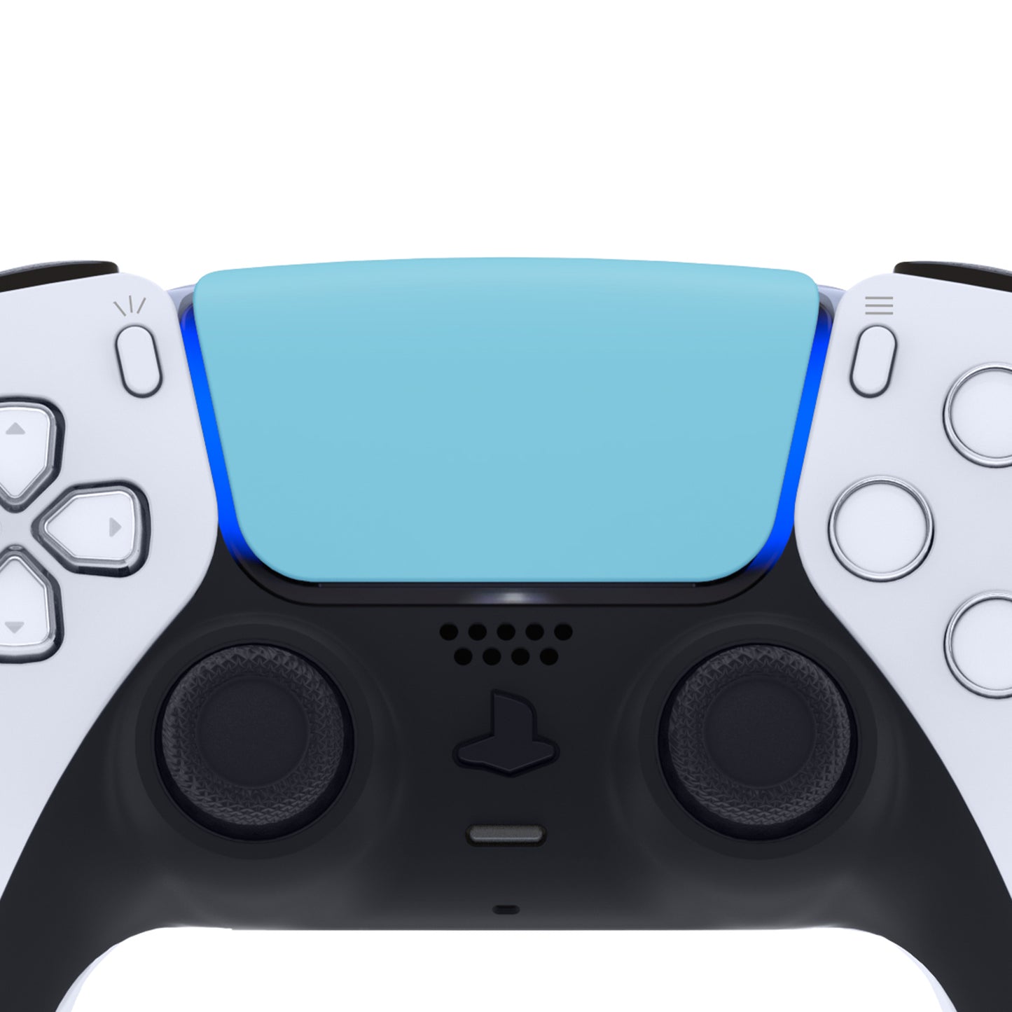 eXtremeRate Retail Heaven Blue Replacement Touchpad Cover Compatible with ps5 Controller BDM-010 BDM-020 & BDM-030, Custom Part Touch Pad Compatible with ps5 Controller - Controller NOT Included - JPF4010G3